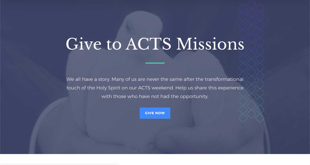 Give  ACTS Missions
