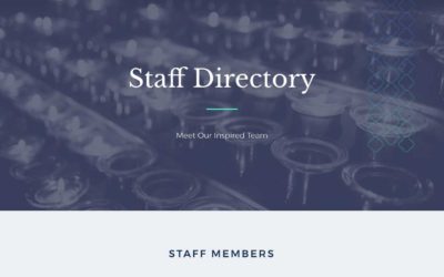 Staff Directory